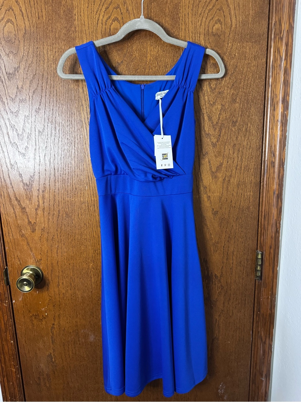 Sleeveless Royal Blue Women's Dress by Grace Karin